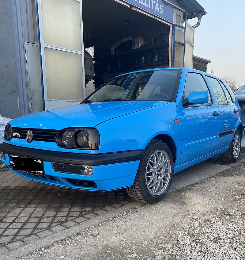 VW Golf fényezés után